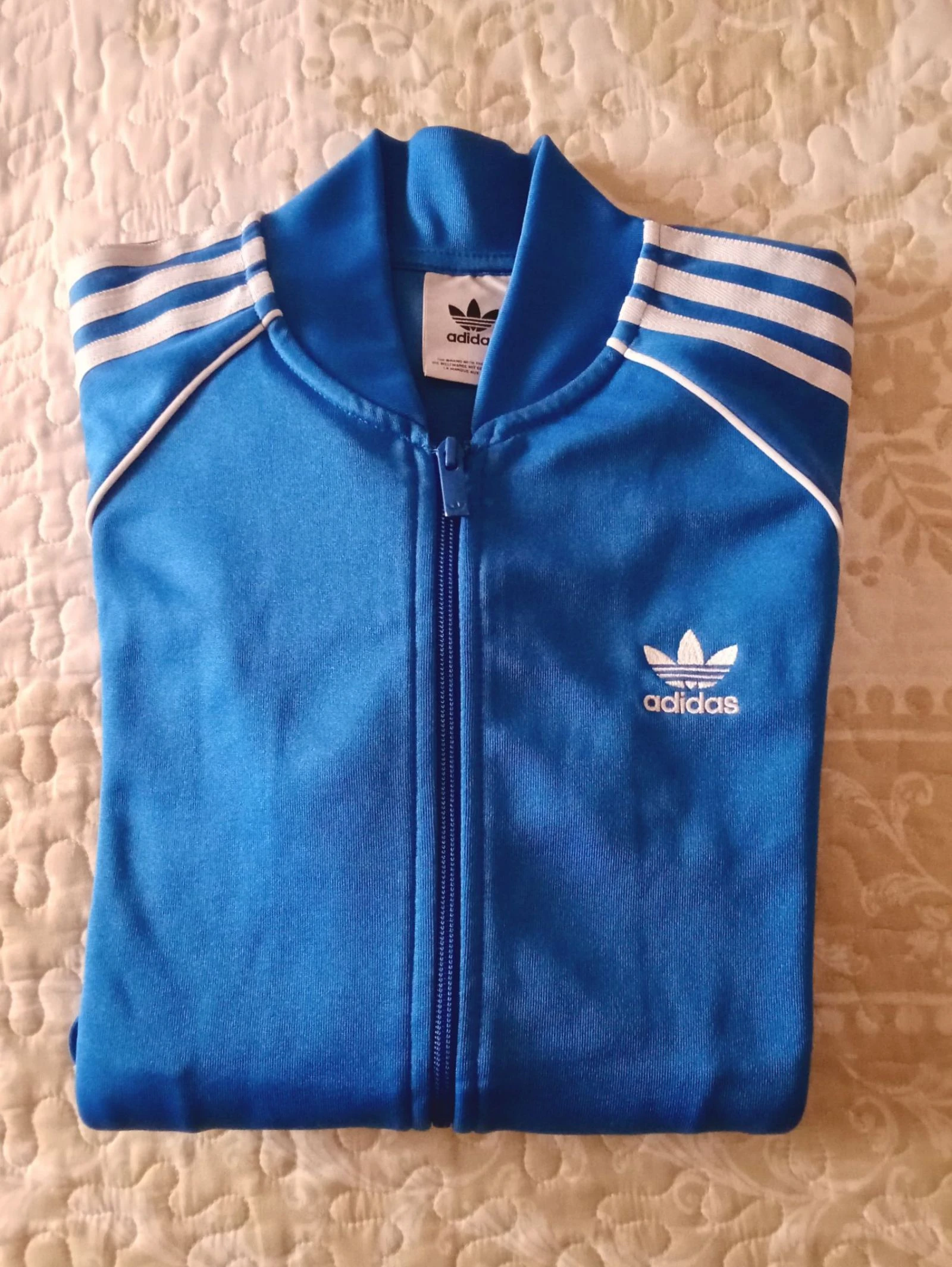 Vintage fit Adidas Originals jas maat S origineel blauw nieuw zonder labels – photo 3